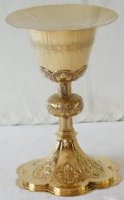 Solid Sterling silver Gothic Chalice